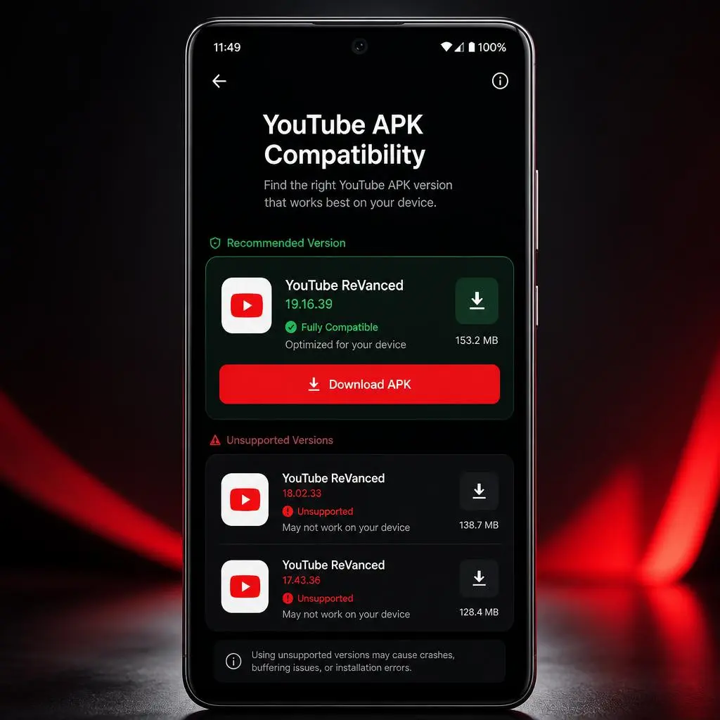 download correct youtube apk 2