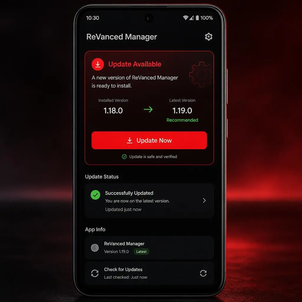 Update ReVanced Manager to fix the Patch Failed error