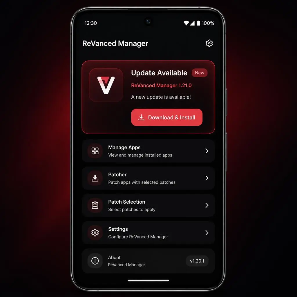 Update ReVanced Manager to fix YouTube ReVanced buffering issues